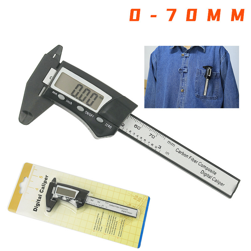 Digital Caliper 150Mm Stainless Steel - Vernier Calipers Plastic Gauge Micrometer Ruler