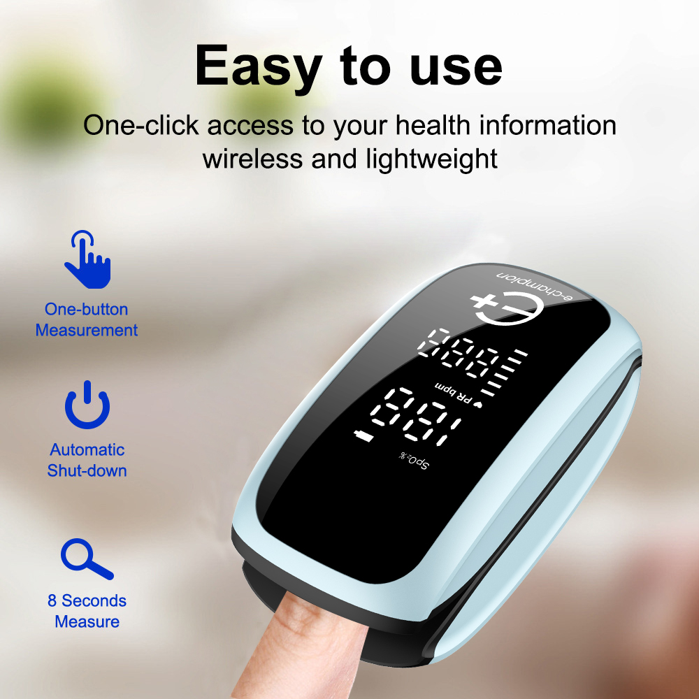 Pulse Oximeter Fingertip Rechargeable - Rechargeable Medical Oximeter Strap Lanyard Fingertip
