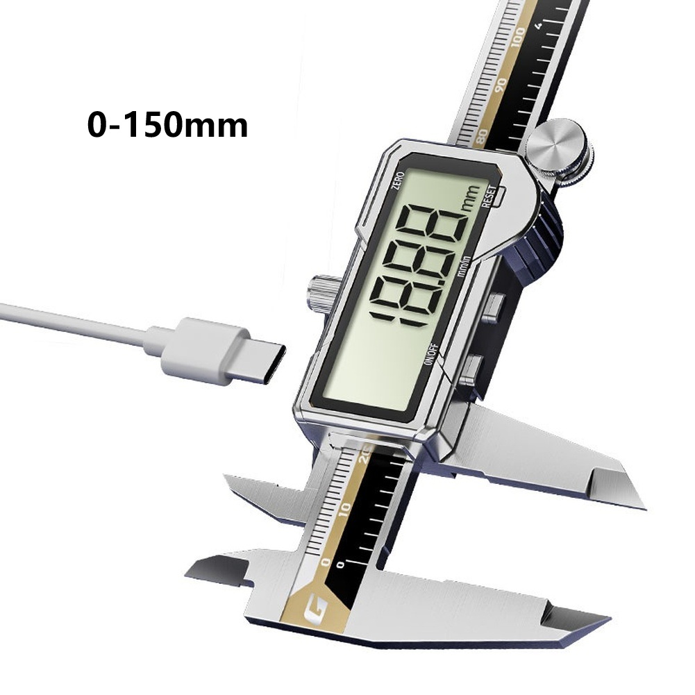 Digital Caliper with Type C Ch - огляд і ціна Digital Caliper 150Mm Stainless Steel