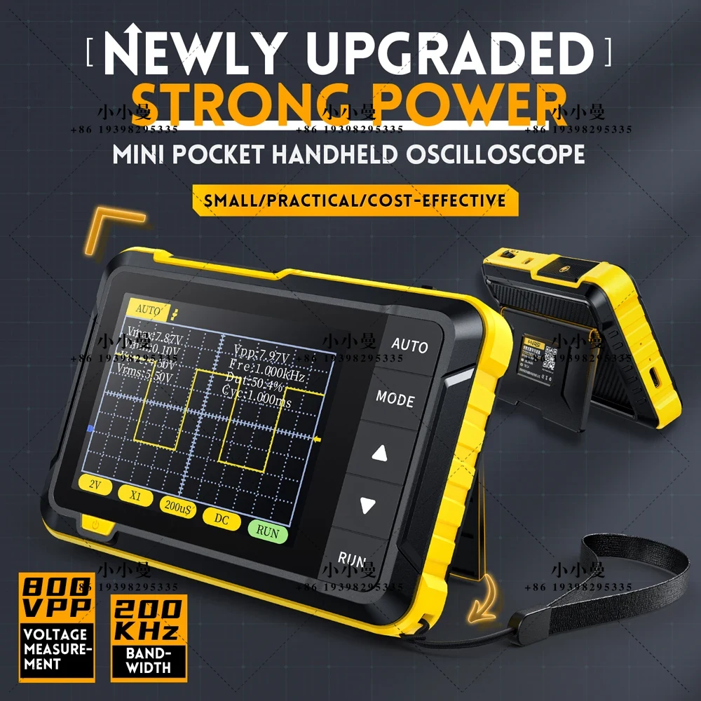 FNIRSI DSO152 Mini Handheld Di - огляд і ціна Fnirsi Digital Oscilloscope Handheld