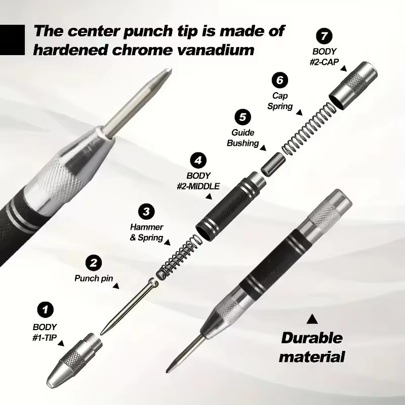 Auto Center Puncher Hole Marke - огляд і ціна Industrial Tools