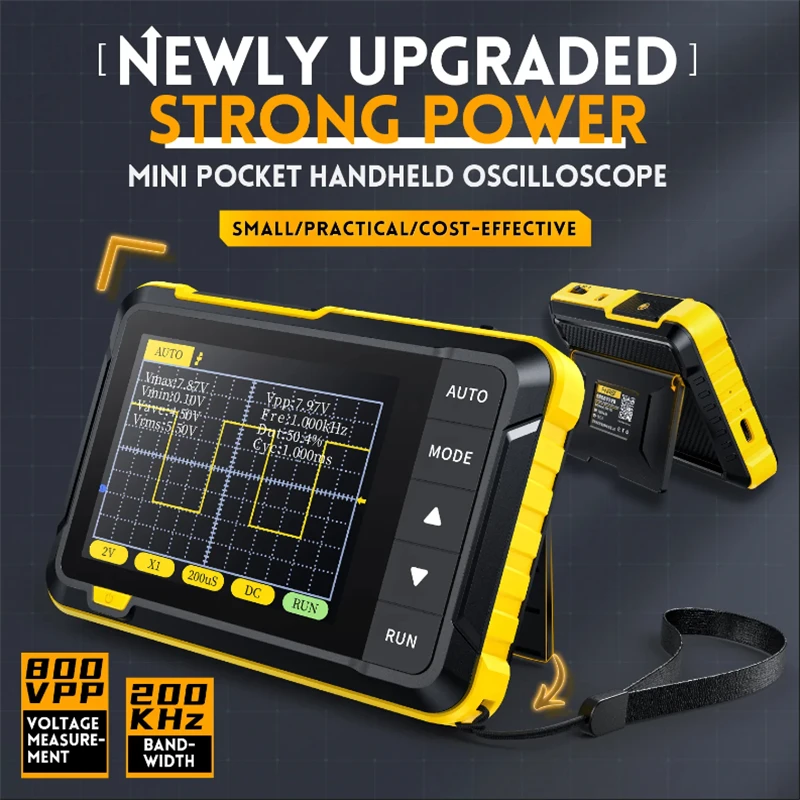 Upgrade Handheld Oscilloscope  - огляд і ціна Fnirsi Digital Oscilloscope Handheld