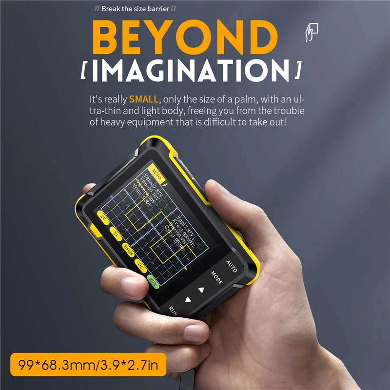 Upgrade Handheld Oscilloscope  - огляд і ціна Fnirsi Digital Oscilloscope Handheld