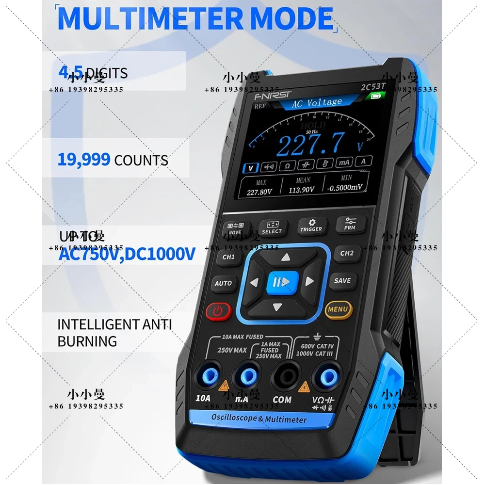 FNIRSI 2C53T Upgraded Handheld - огляд і ціна Fnirsi Digital Oscilloscope Handheld