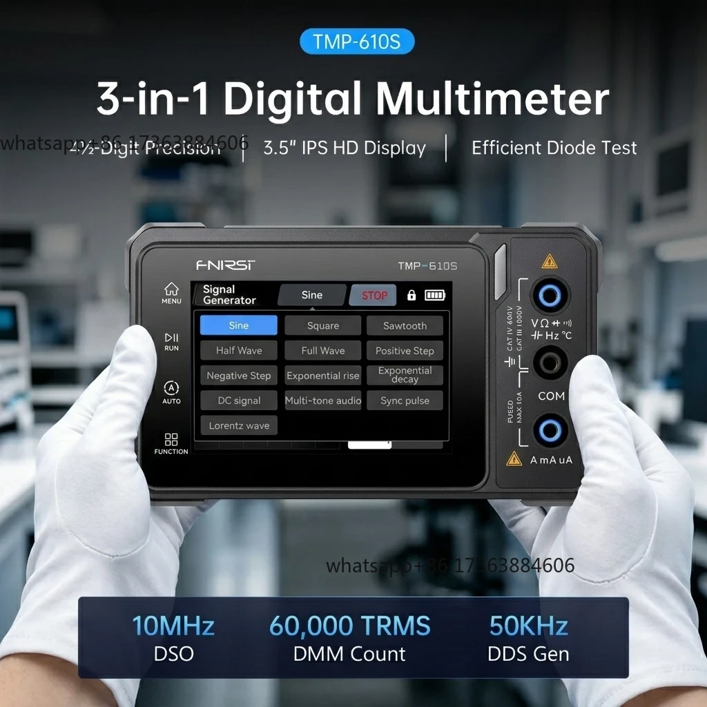 FNIRSI TMP-610S Digital Multim - огляд і ціна Fnirsi Digital Oscilloscope Handheld