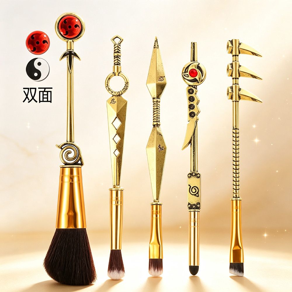Naruto Anime Makeup Brush 5-Pi - огляд і ціна Industrial Tools