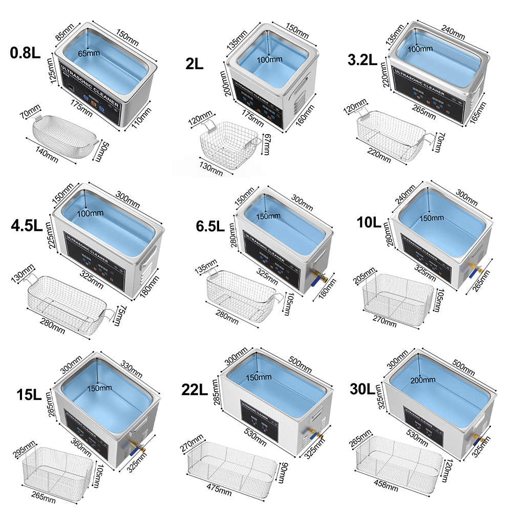 1L 3L 6L 10L 15L 30L Digital U - огляд і ціна Ultrasonic Cleaner 30L Industrial