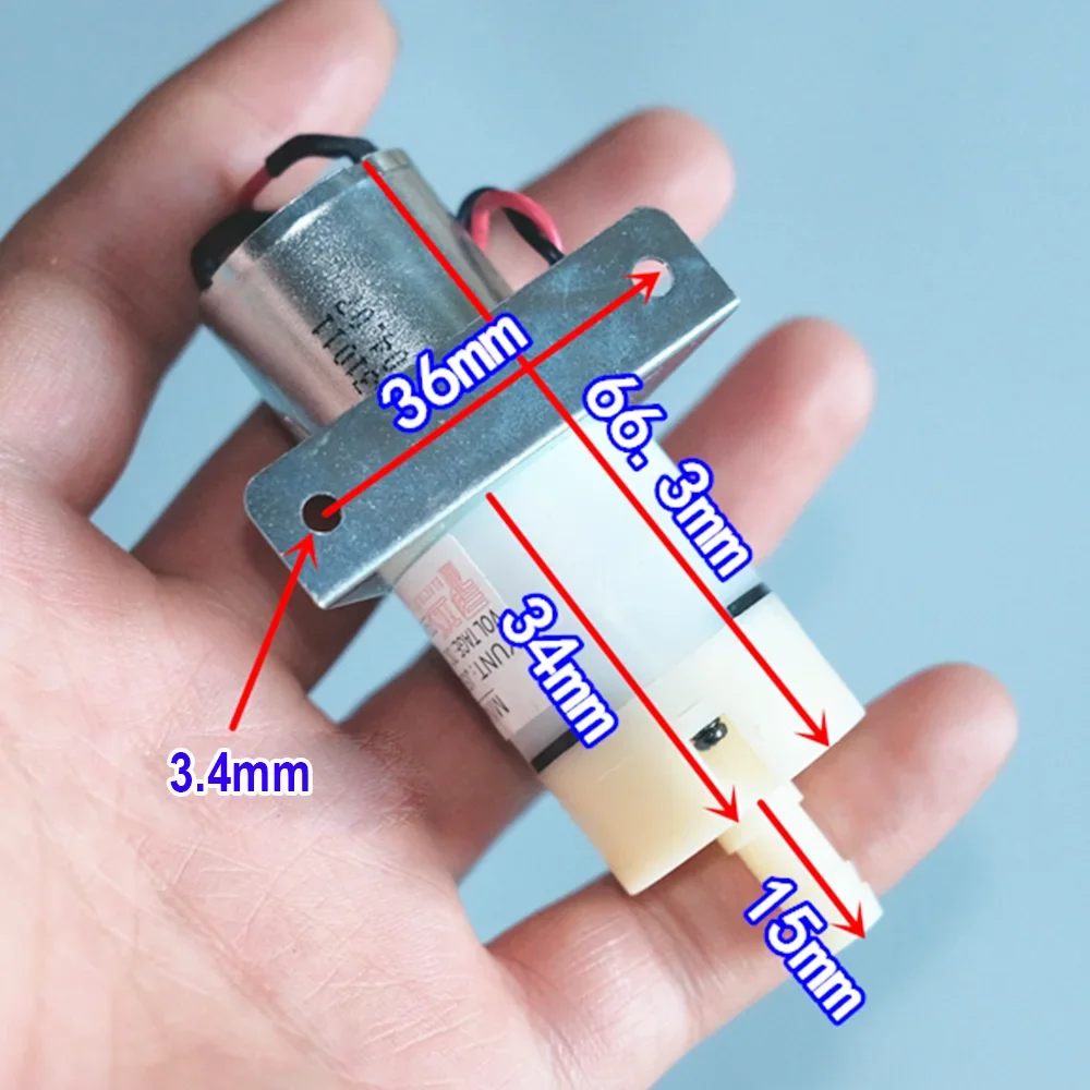 Mini 370 Self Suction Pump DC  - огляд і ціна Mini Peristaltic Pump 12V